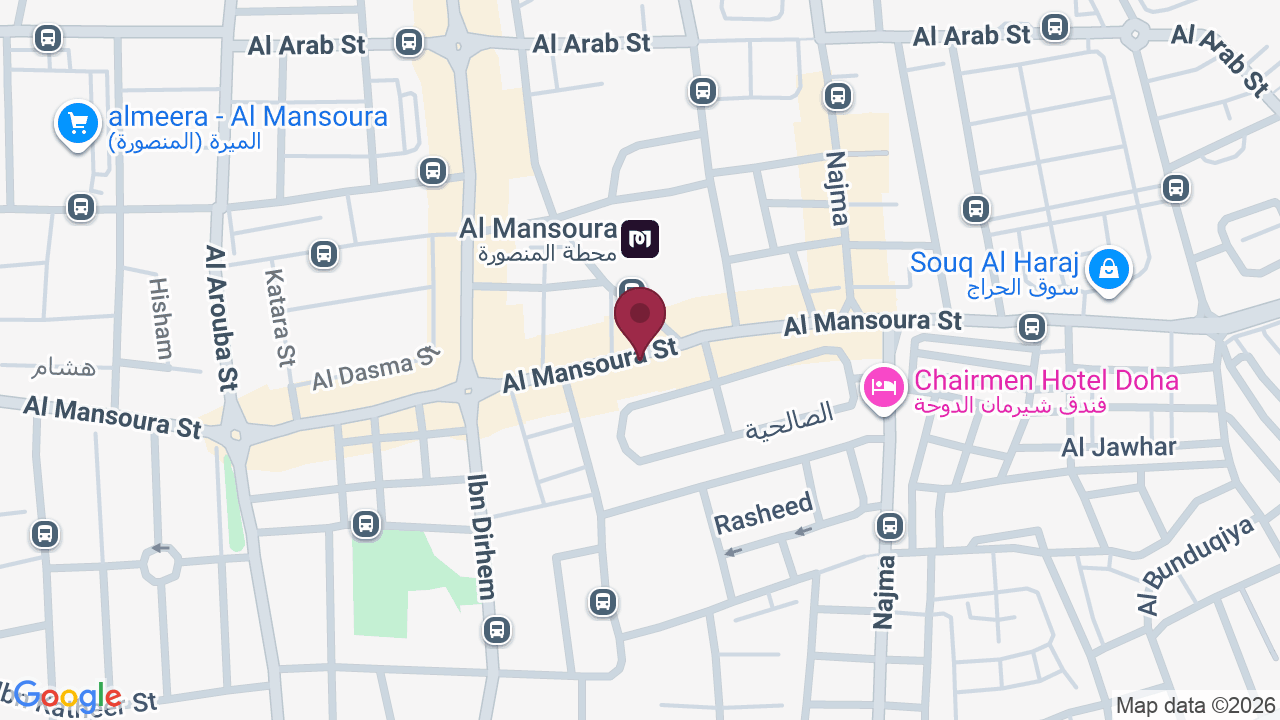 Map showing Howaida Beauty Center