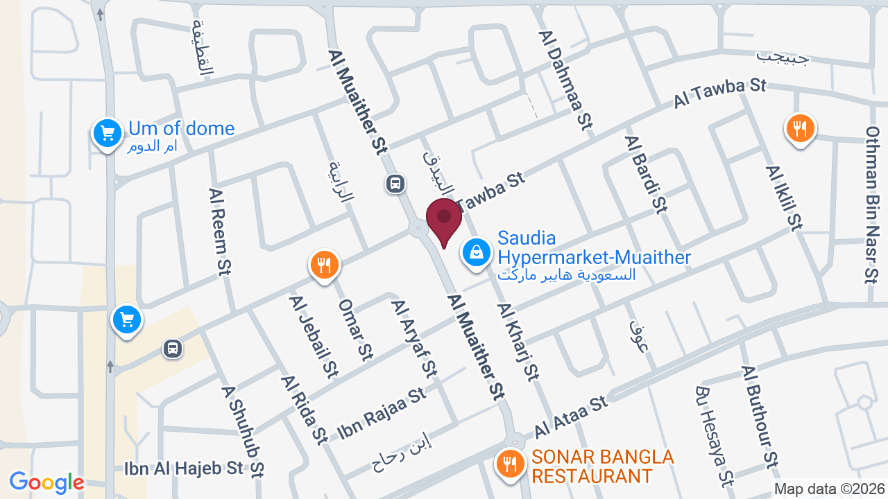 Map showing SALON ALSAWARI