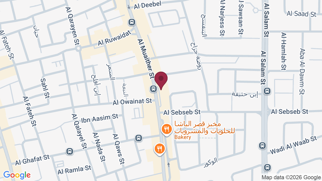 Map showing AL FAT ZAMAN SALON